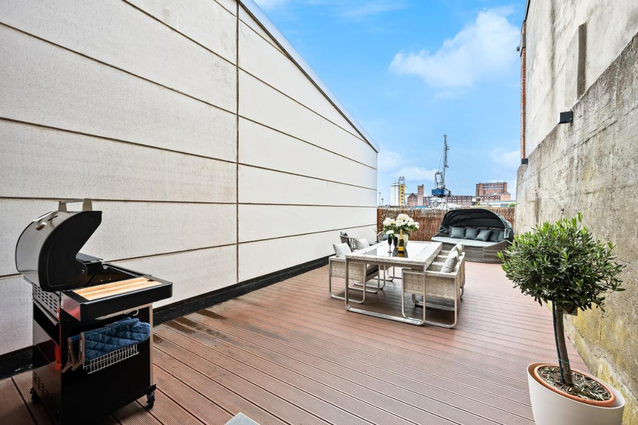 Lit Living - Luxus Loft - Box Spring - Air Con - Bbq - Panorama Apartment MHG Exterior foto