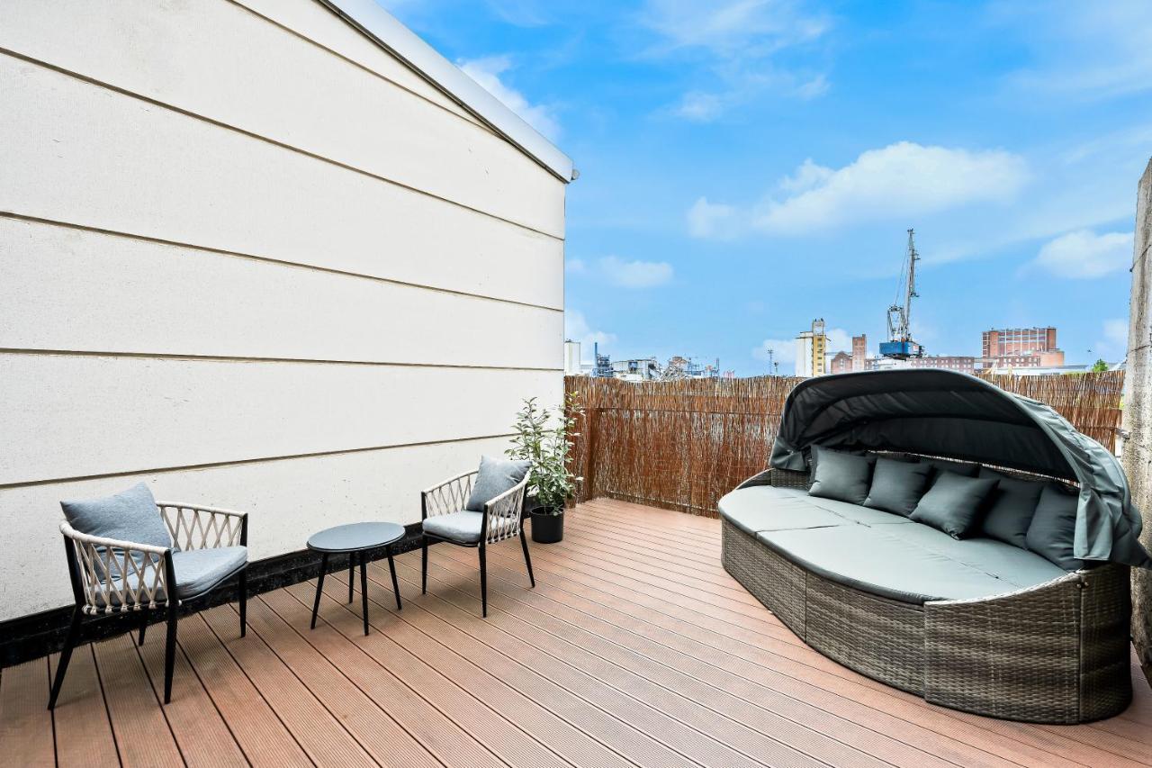 Lit Living - Luxus Loft - Box Spring - Air Con - Bbq - Panorama Apartment MHG Exterior foto