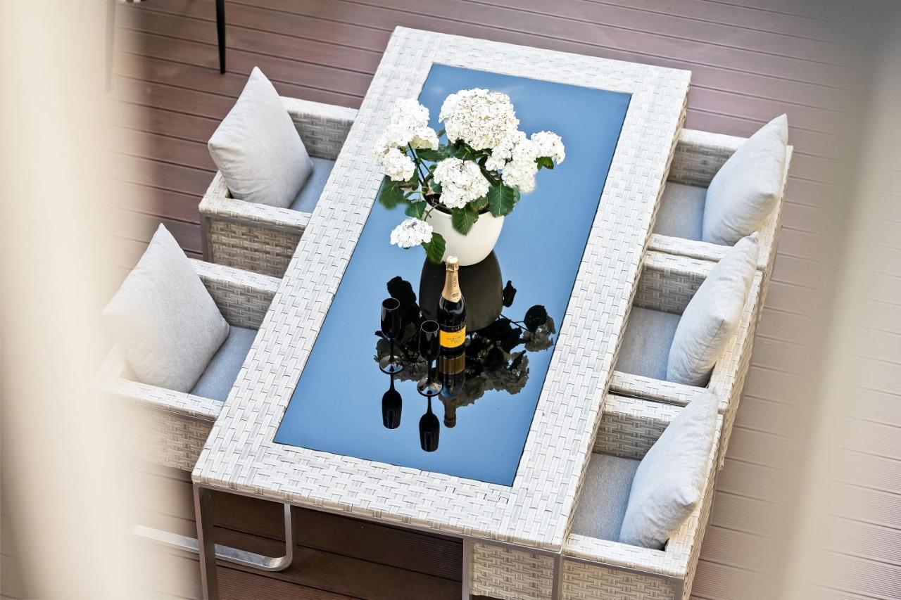 Lit Living - Luxus Loft - Box Spring - Air Con - Bbq - Panorama Apartment MHG Exterior foto